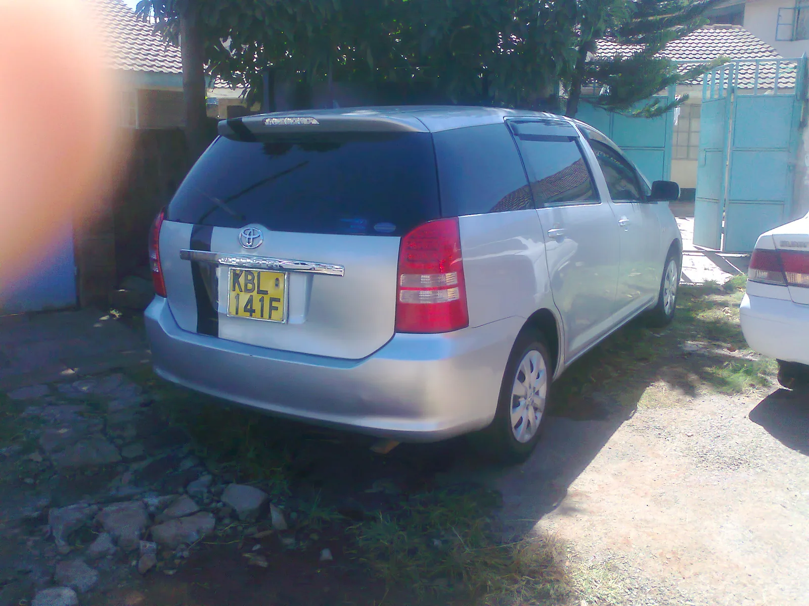 Silver Toyota Wish MPV